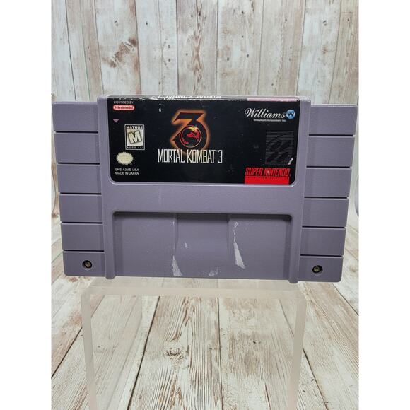 Mortal Kombat 3 Super Nintendo Entertainment System, 1995 Cart Only, Tested! - Picture 1 of 3